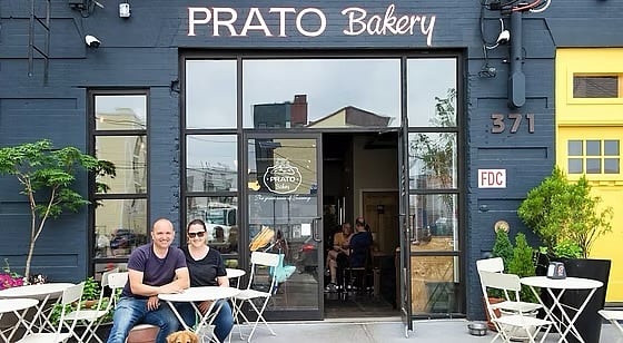 2 min walk from Prato Bakery - where I love to work from 