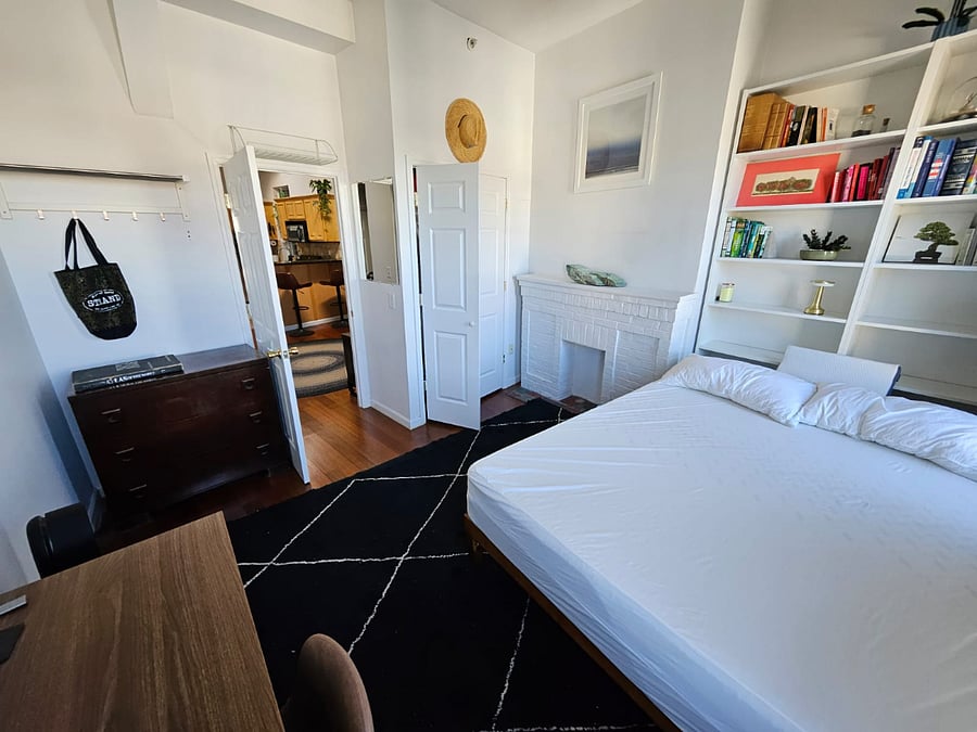 Comes with dresser, large closet, bed and home office