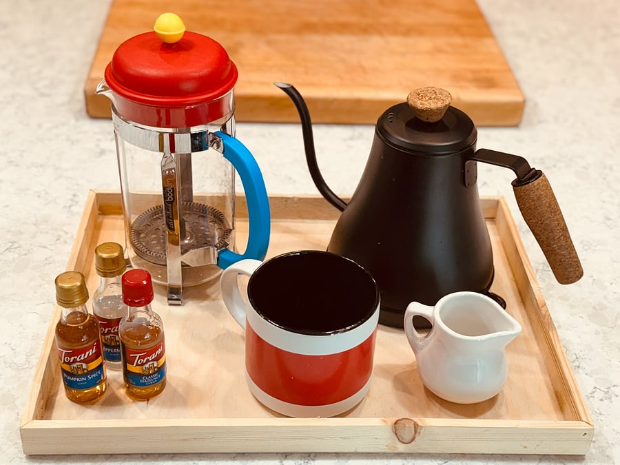 Enjoy your own fresh-brewed gourmet coffee!