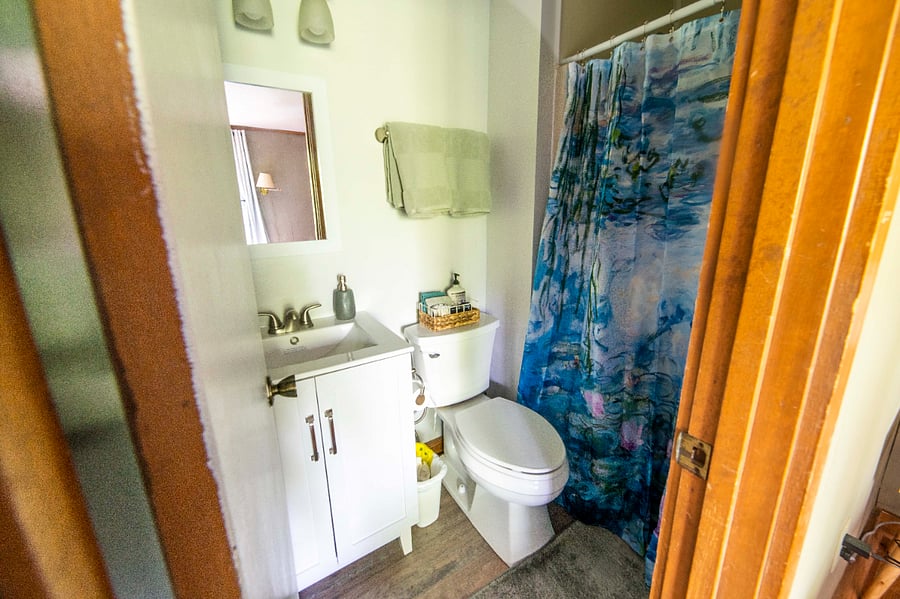 on suite bathroom 