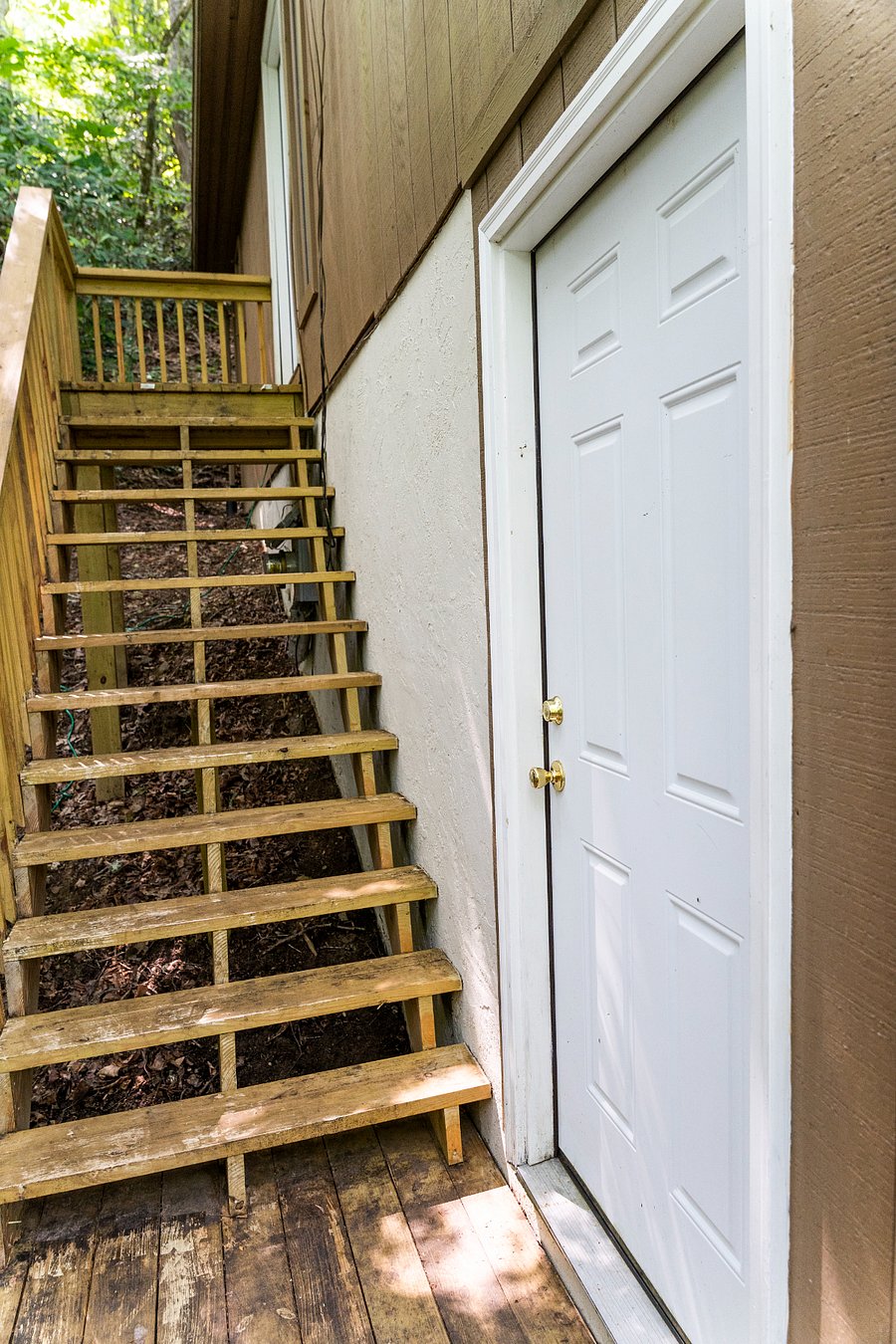Landing and separate entrance to downstairs bedroom 