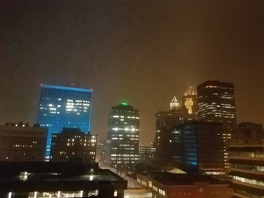 Western view from condo