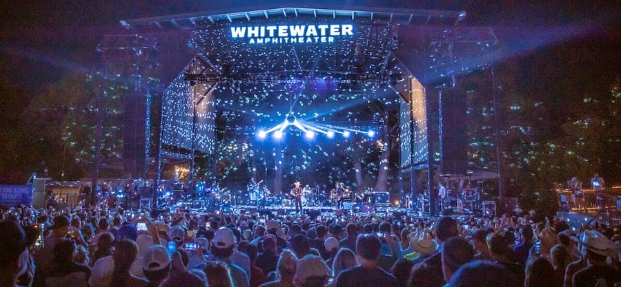 The Famous White Water Amphitheatre, only 9 miles away