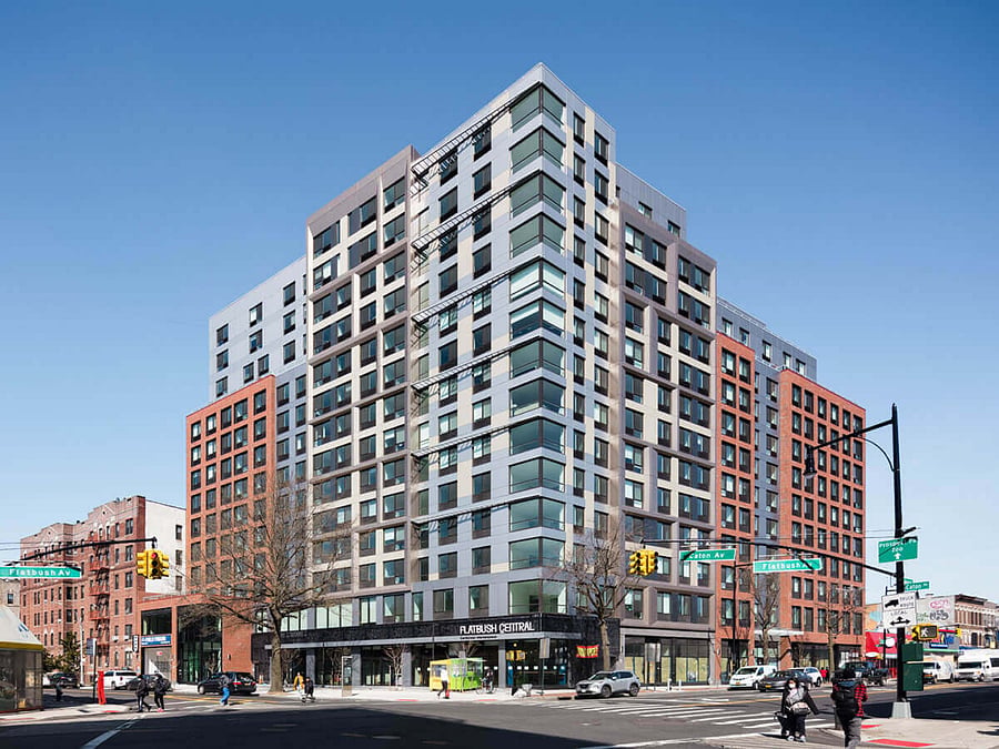 Exterior Flatbush and Caton. Brand new completed 2022!