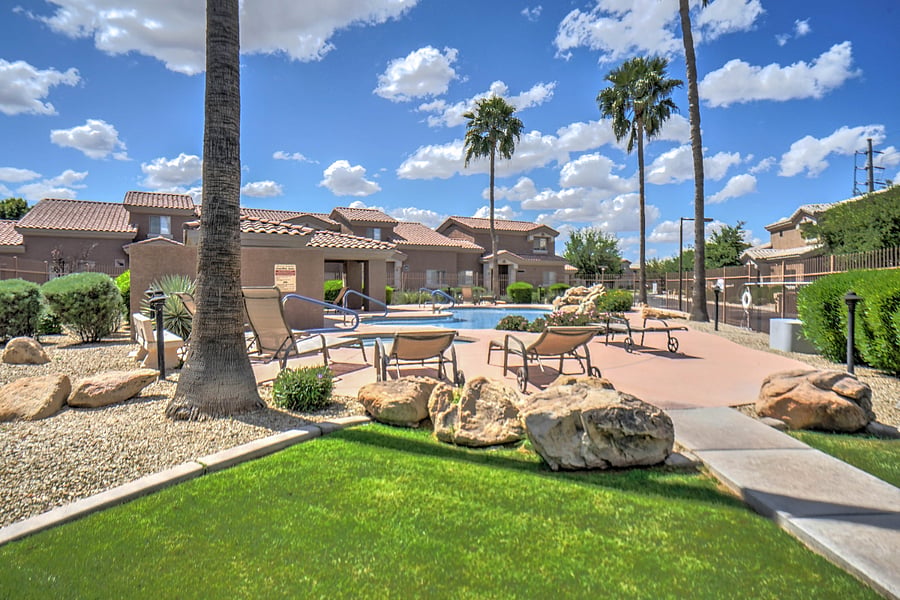 1 of 2 unheated community pool/spas