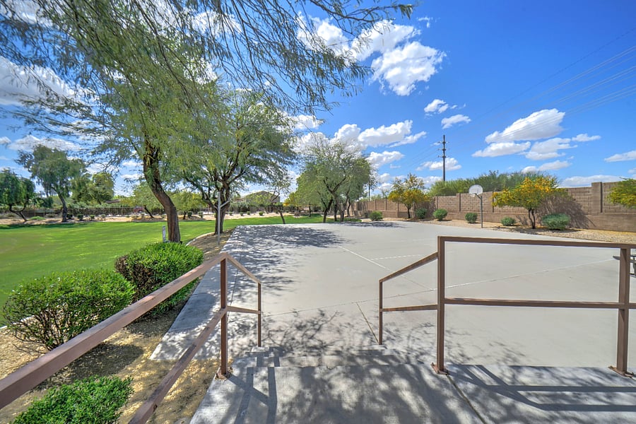 Community basketball court 