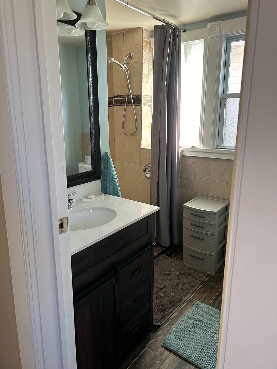 Bathroom, located on 2nd floor, attached to 2nd bedroom