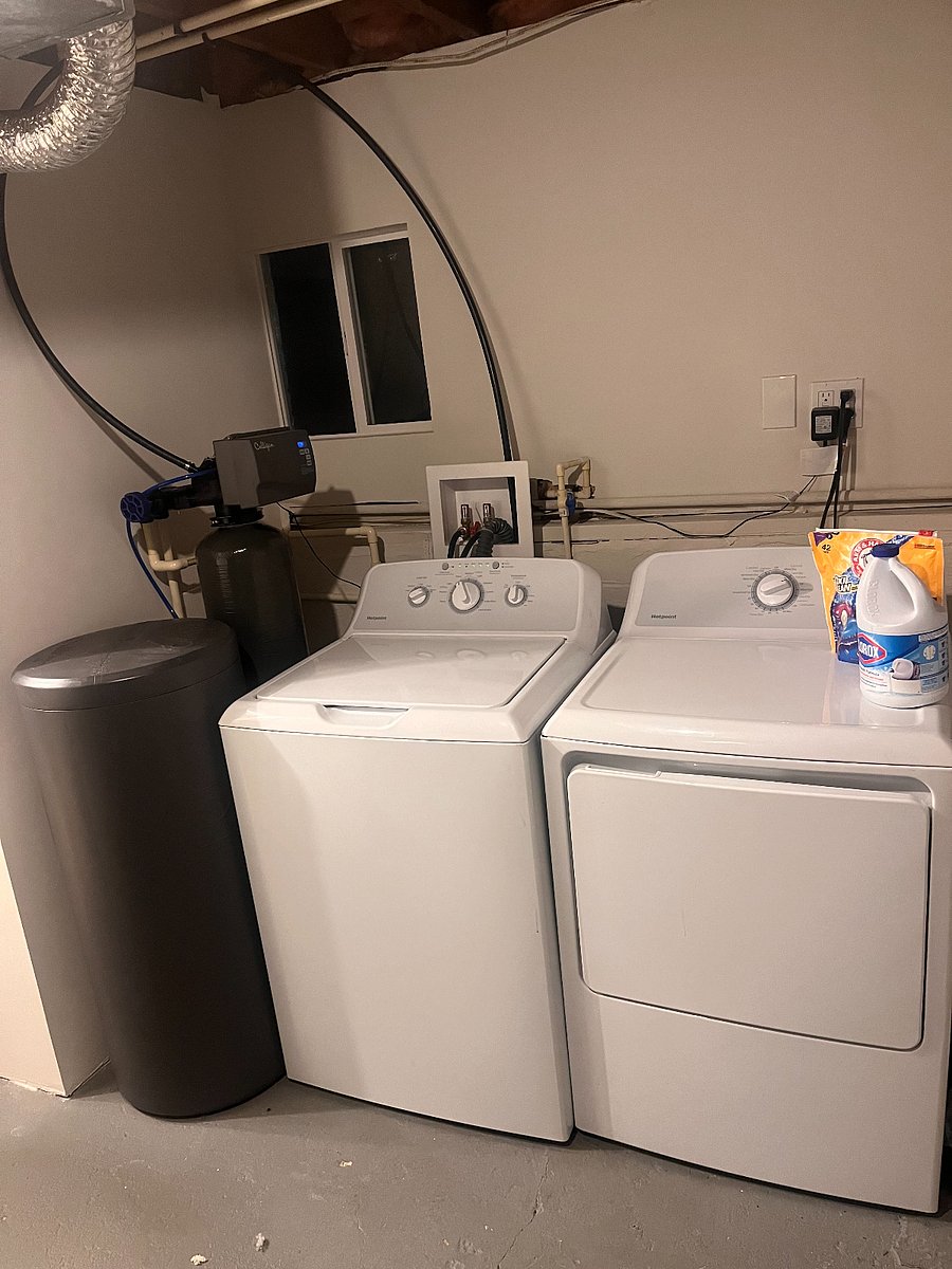 In unit washer and dryer