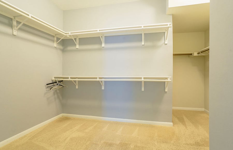 Spacious Primary walk-in closet