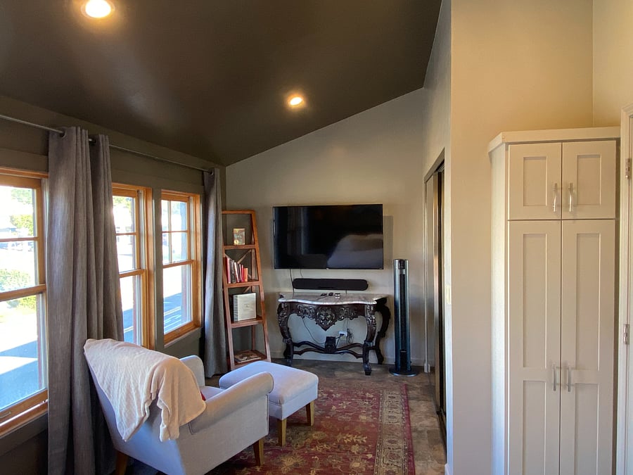 Bedroom 1 Sitting Area with closet