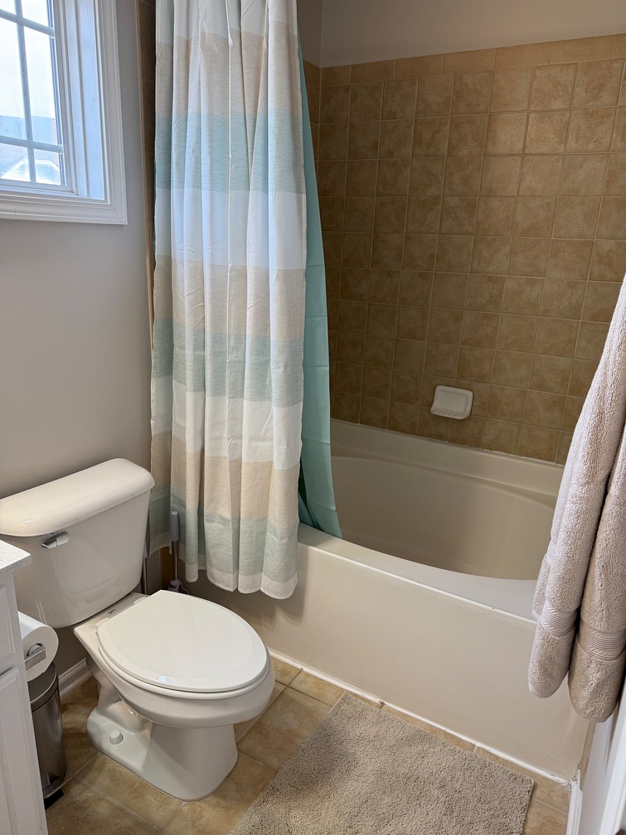 Primary bathroom with large tub