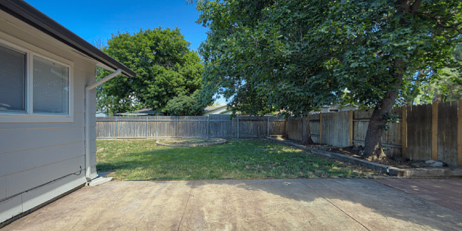 Large Fully Fenced Backyard