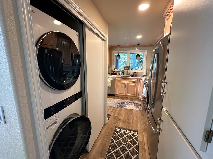 Full size Washer Dryer and Refrigerator