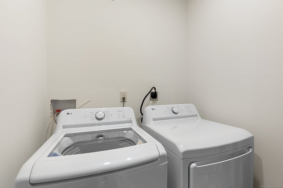 Private laundry room.