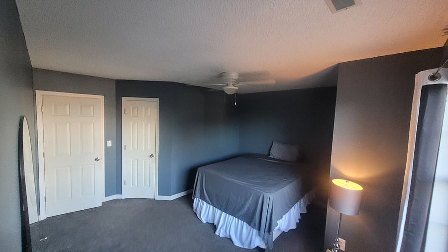 Bedroom 1 upstairs partially furnished