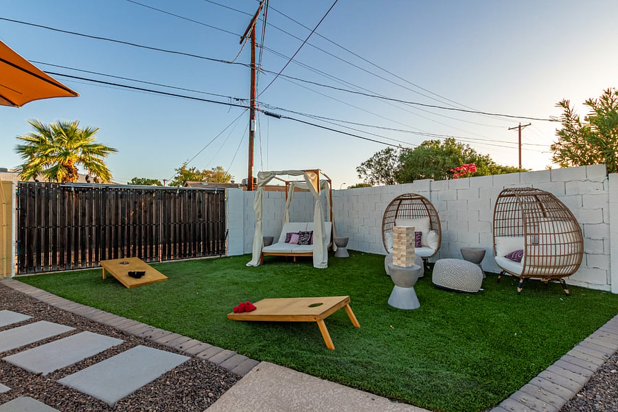 Day Bed, Extra Seating, & Yard Games
