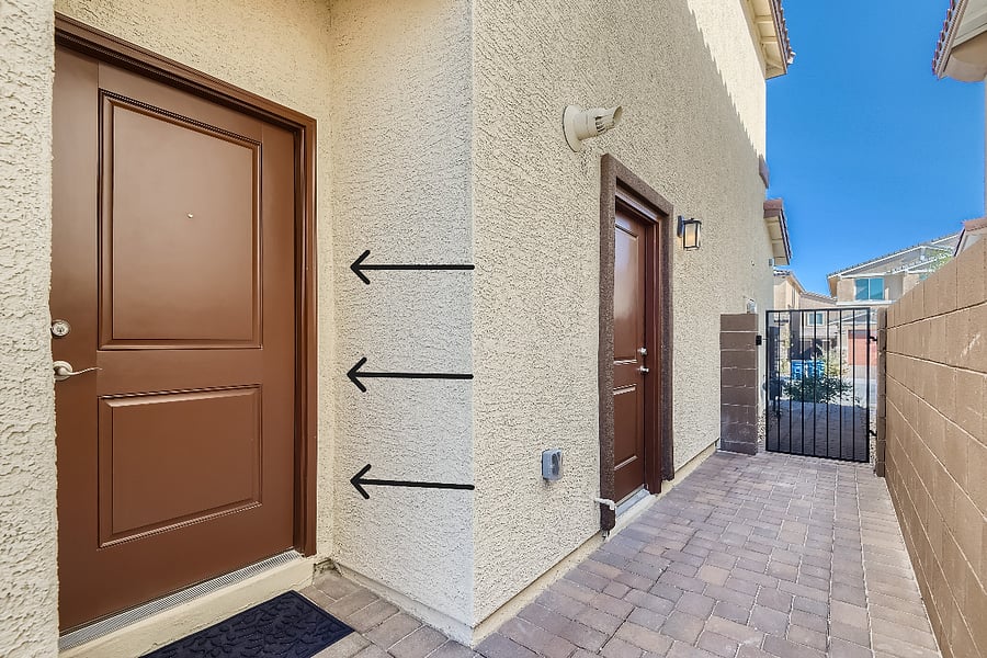 Door on the left is your own PRIVATE ENTRANCE to your part of the home.