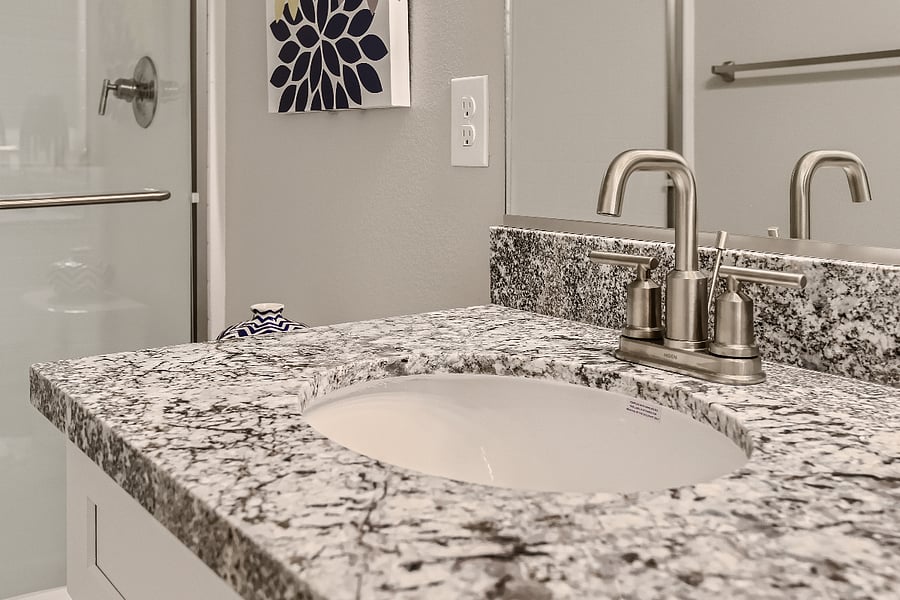 Undermount bathroom sinks