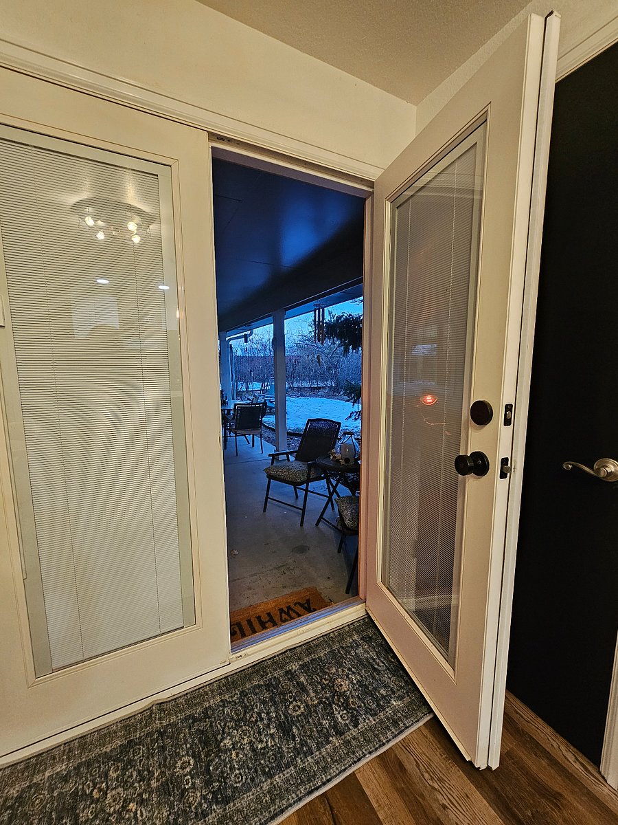 Patio out front.