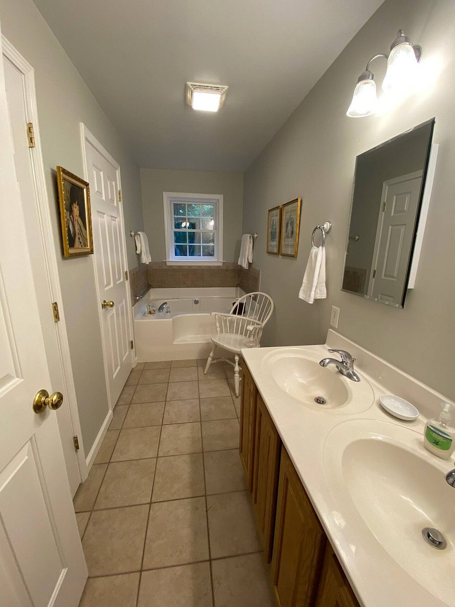Primary bathroom and walk in closet