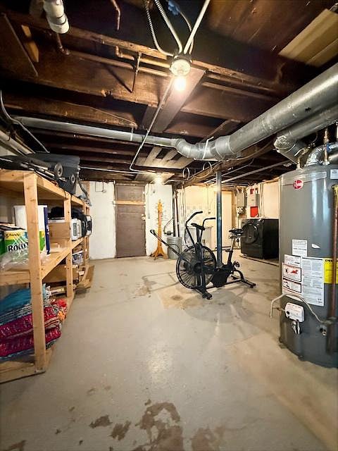 Basement with plenty of room for storage