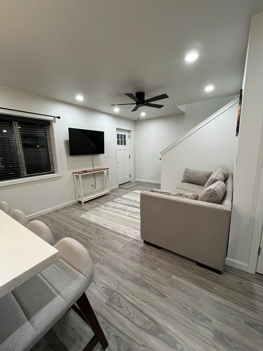 Downstairs living room area