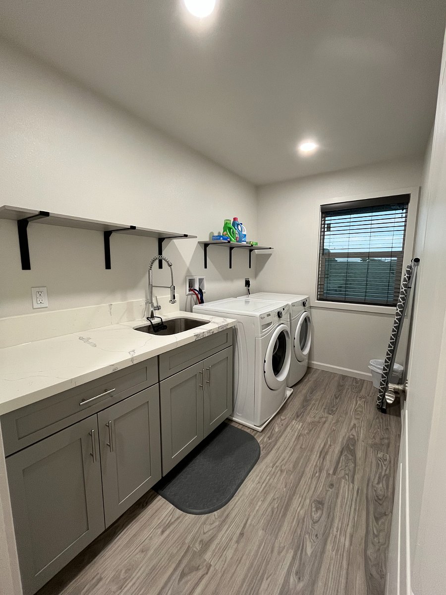 Upstairs laundry room