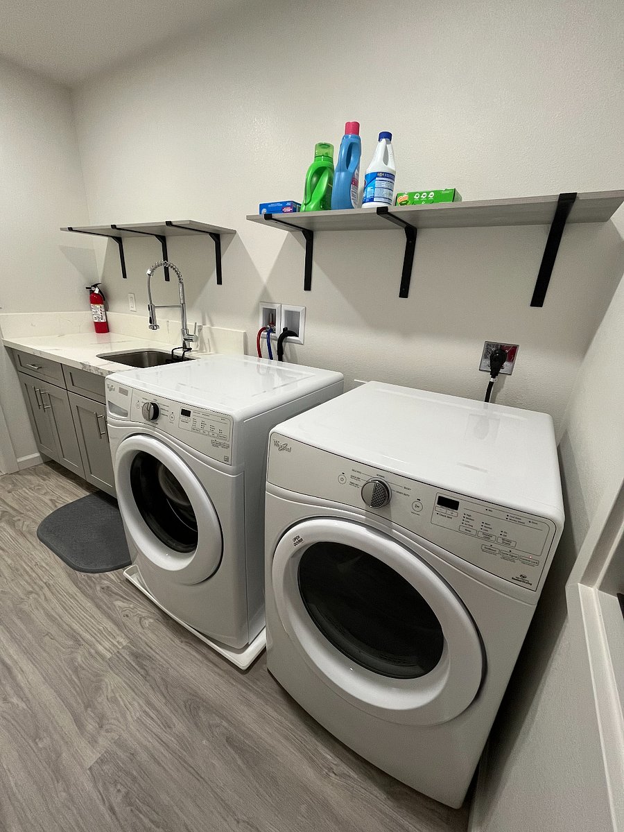 Upstairs laundry room