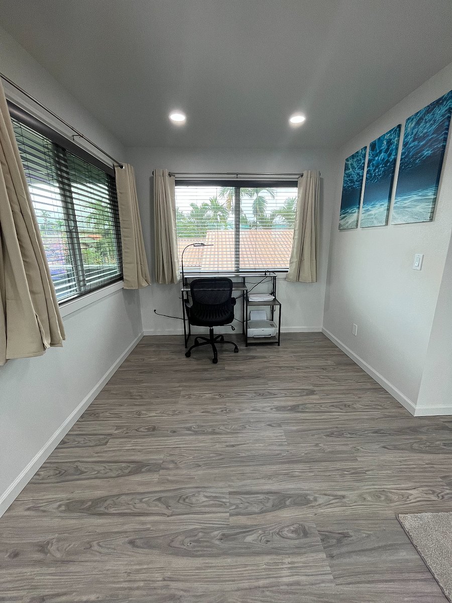 Upstairs office area