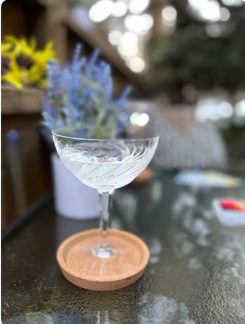 Have some cocktails outside on the patio.