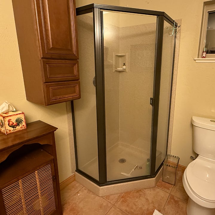 Shower and bathroom storage