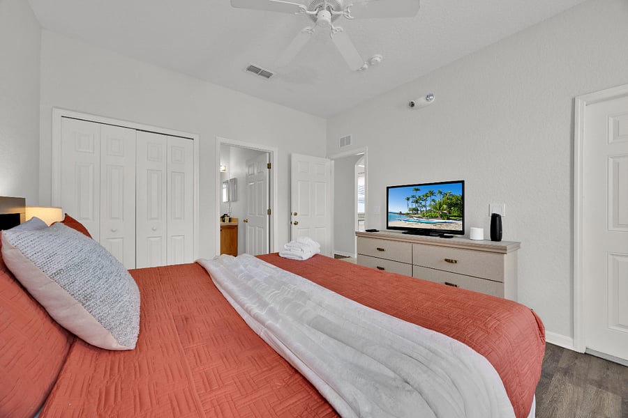 Primary Suite - with King Size Bed - Located on the first floor