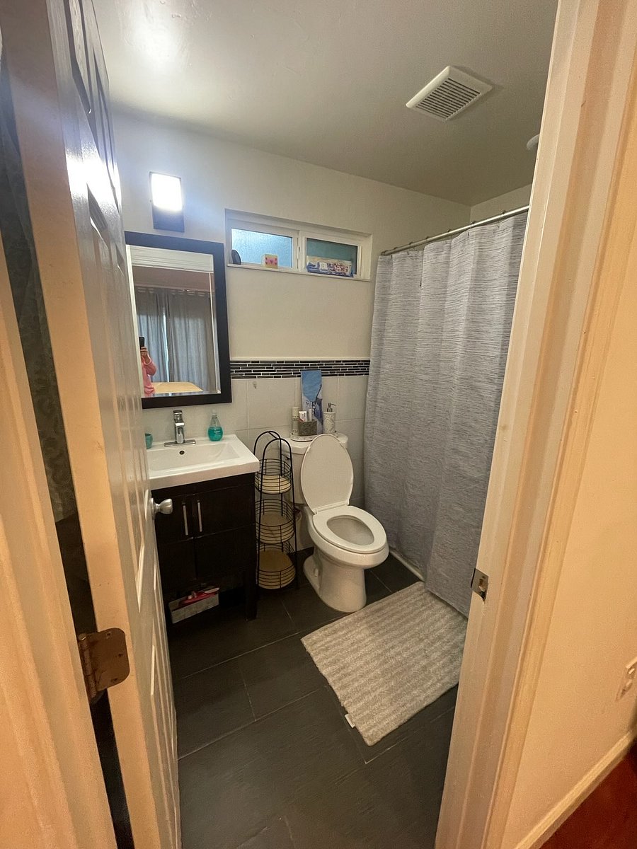 Bathroom one inside bedroom one