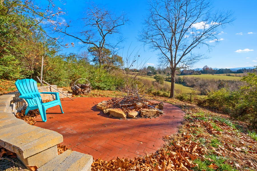 Firepit with great views