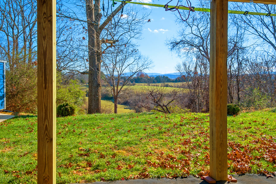View from the swing
