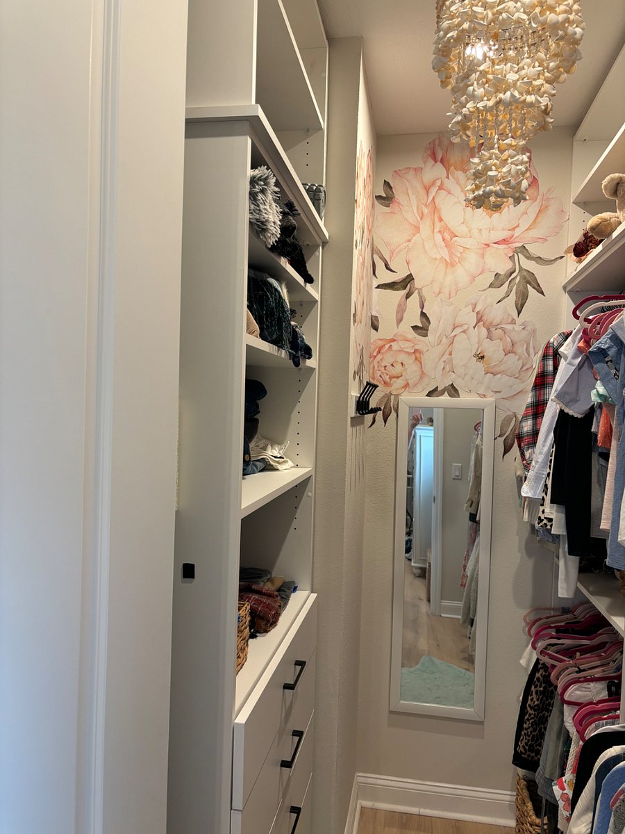 Primary closet
