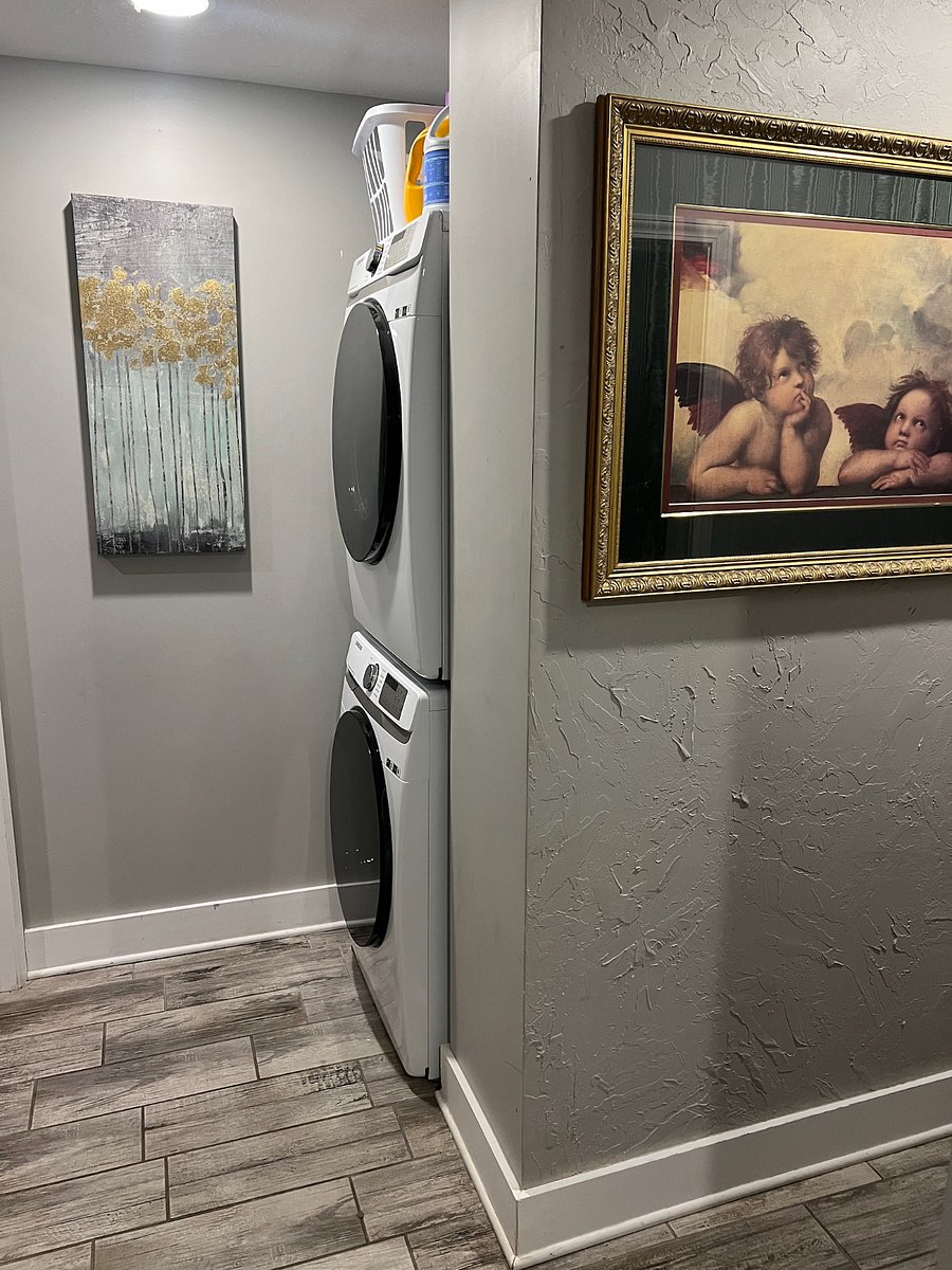 Hallway with Washer and Dryer