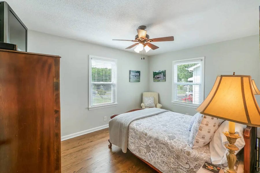TV in bedroom