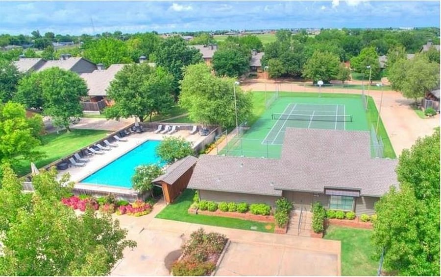 For those hot summer days enjoy the pool to cool off. If exercise is you're thing tennis, pickle ball and basketball courts are available for your use or take a walk through the quiet gated community.