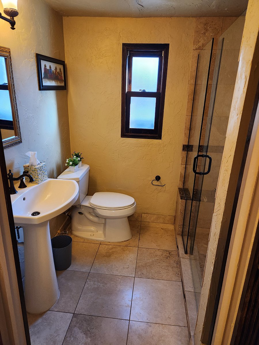 Garden level bathroom