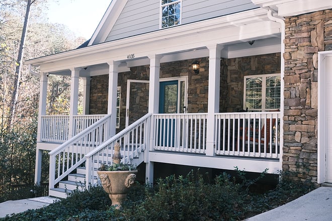 Front porch.