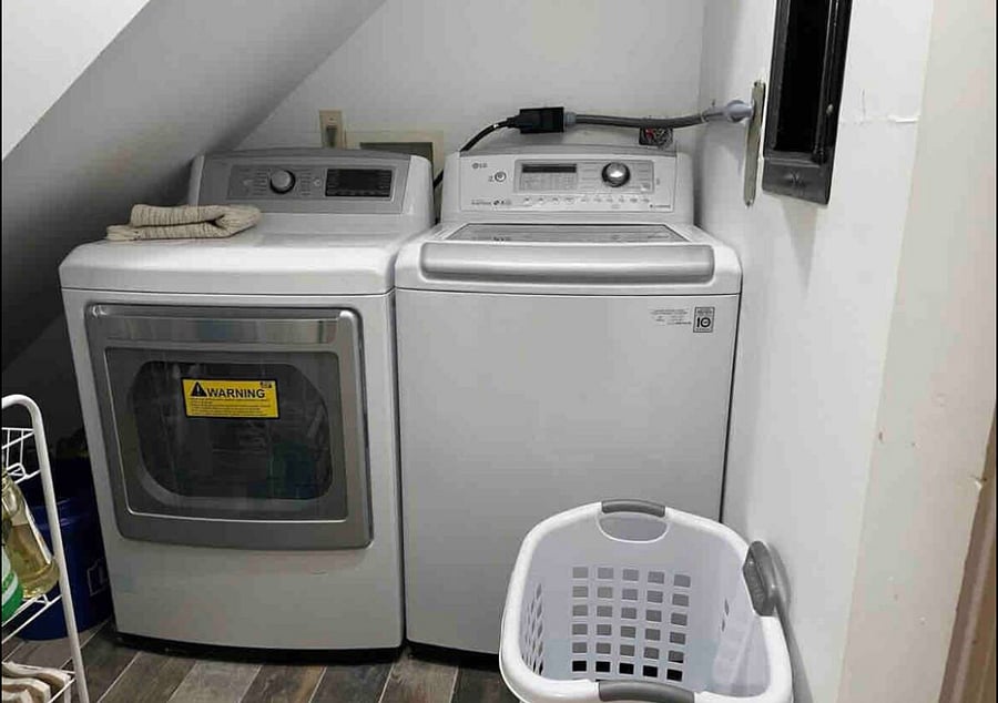 Laundry room washer and dryer 