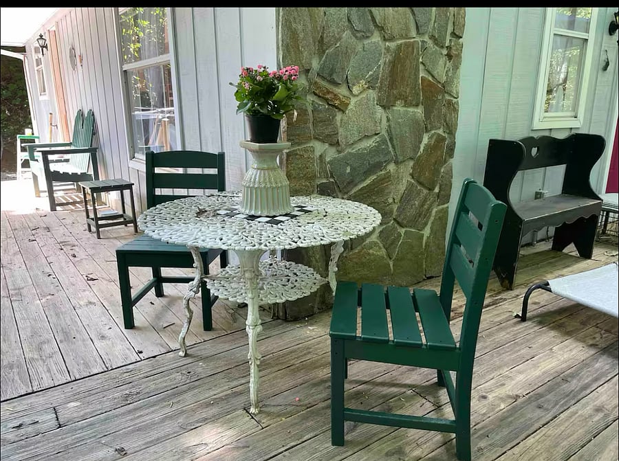 Outside seating area 