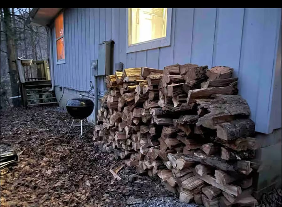 Firewood stack