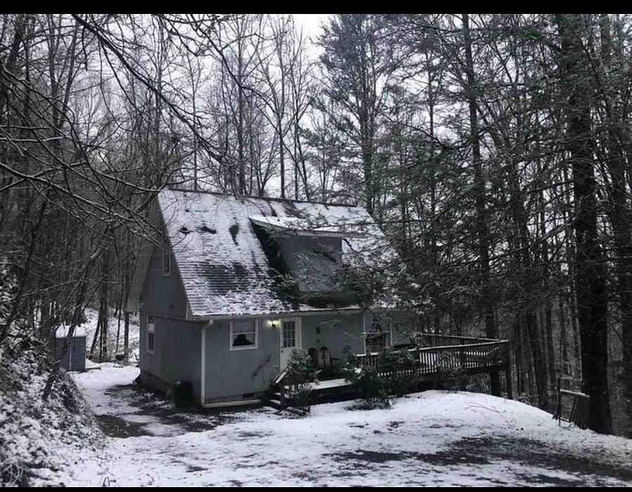 A snowy day in Winter 