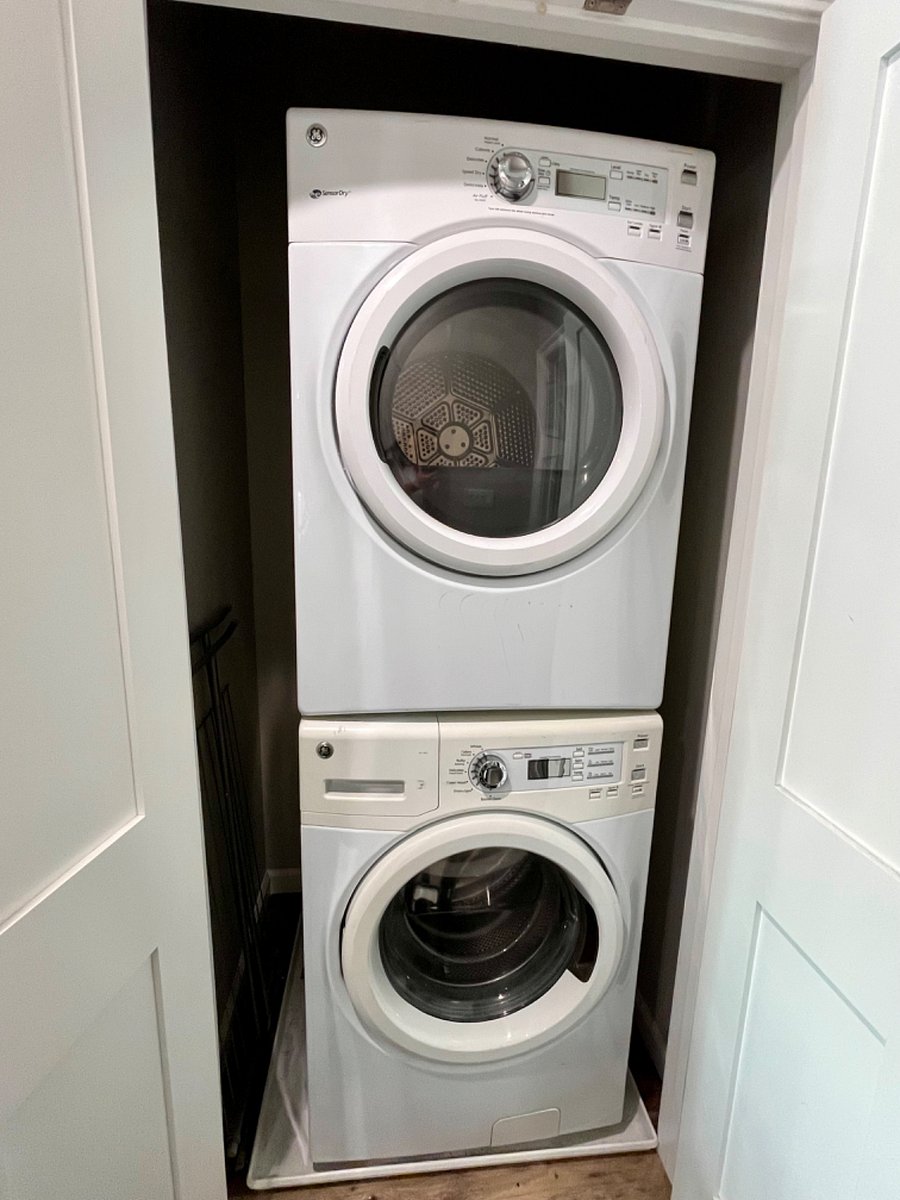 Washer and Dryer in the unit