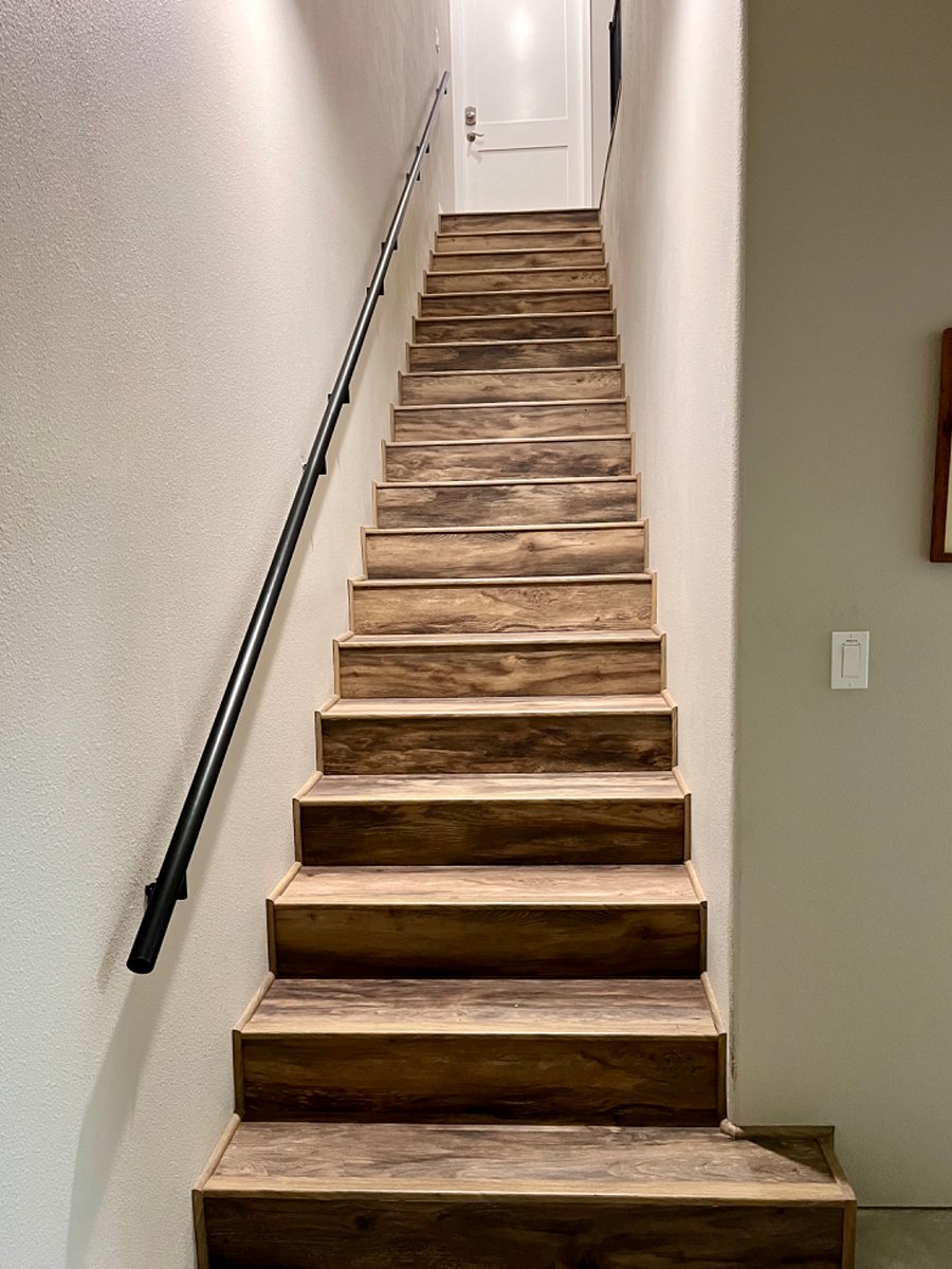 Stairs leading up to the unit