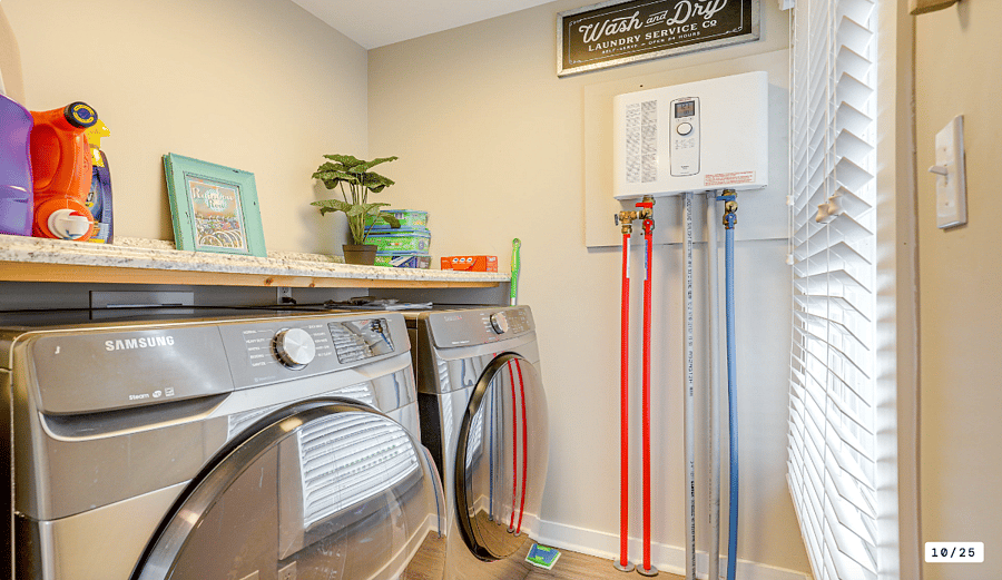 Laundry / Tankless Water Heater