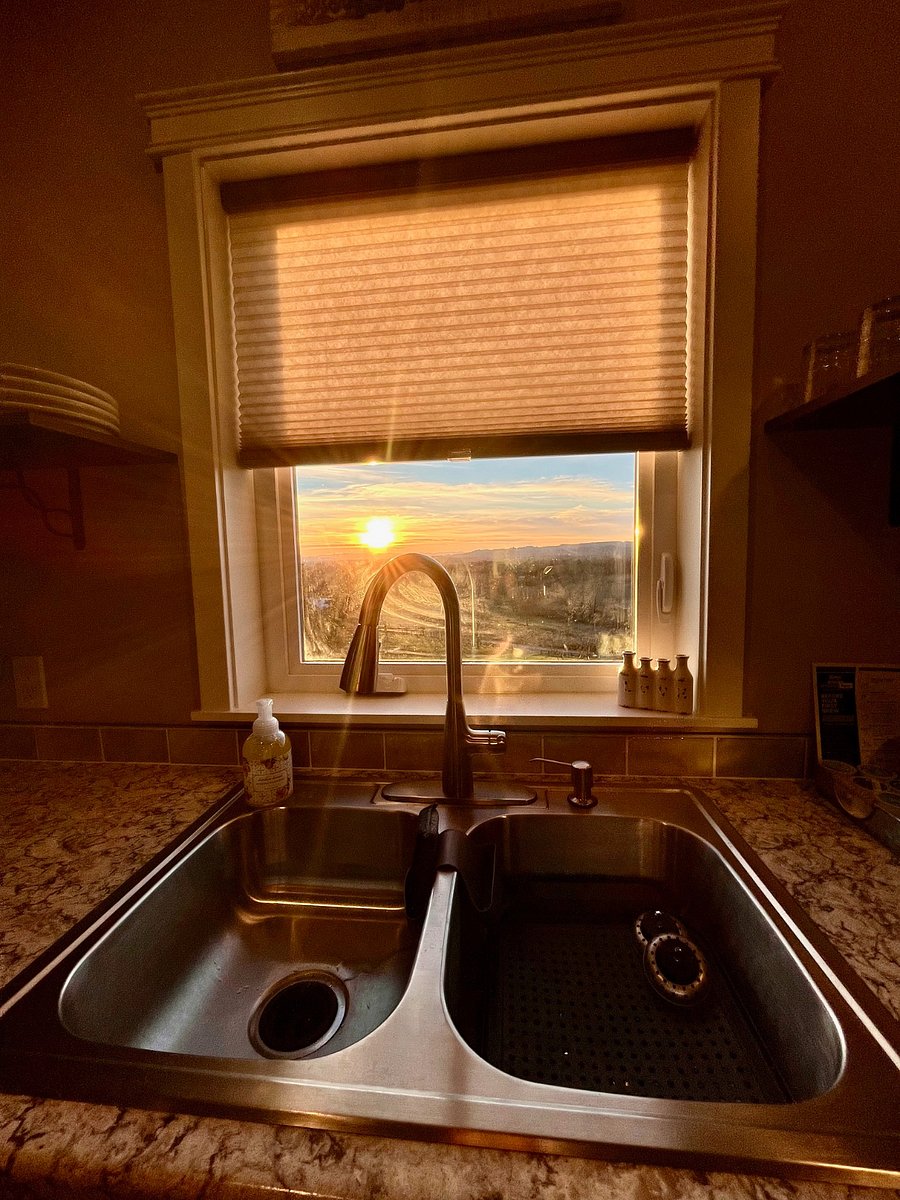 Kitchen window view