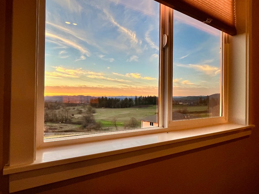 View out Main Bedroom window